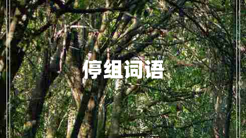 停組詞語