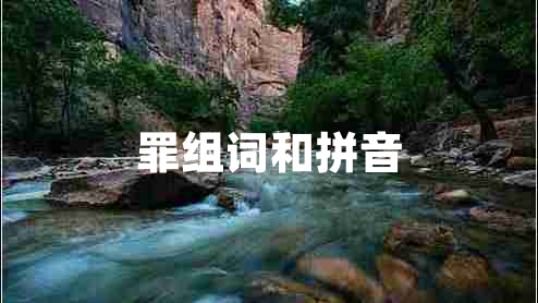 罪組詞和拼音