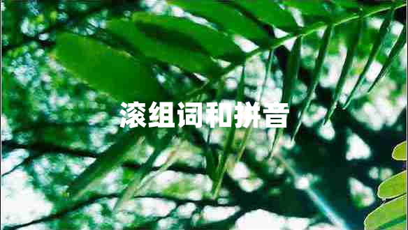 滾組詞和拼音