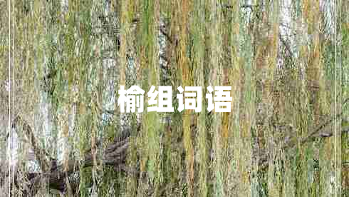 榆組詞語(yǔ)
