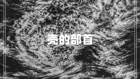 殼的部首