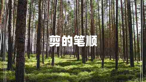 剪的筆順