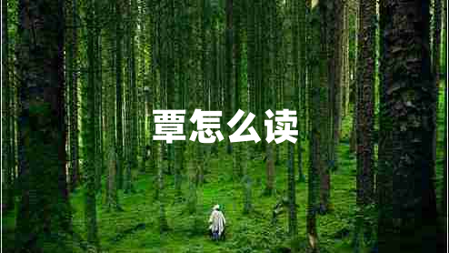 覃怎么讀