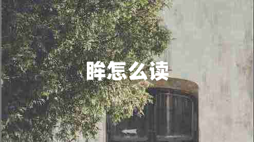 眸怎么讀