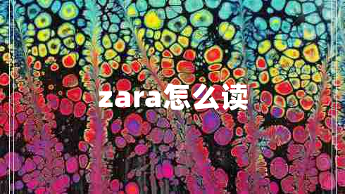 zara怎么讀