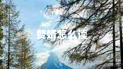 贅婿怎么讀