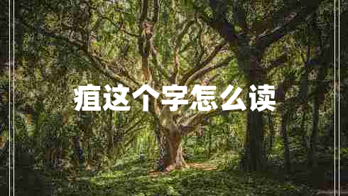 疽這個字怎么讀