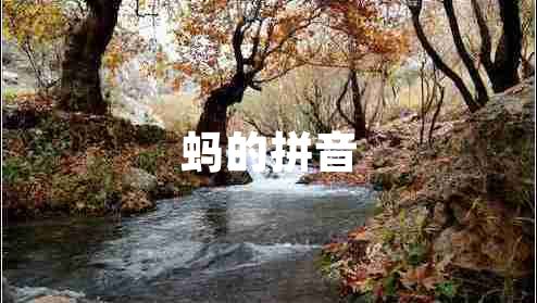 螞的拼音