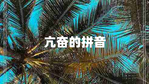 亢奮的拼音