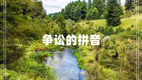 爭(zhēng)訟的拼音