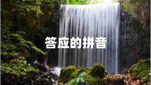 答應的拼音