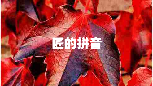 匠的拼音