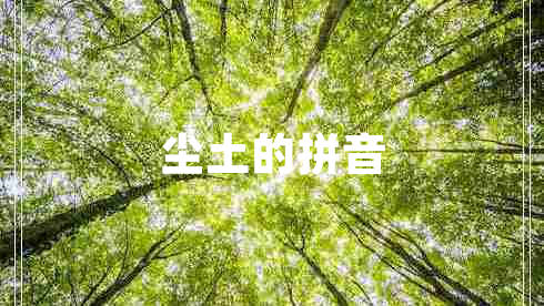 塵土的拼音