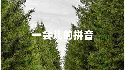 一會(huì)兒的拼音