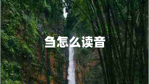 芻怎么讀音