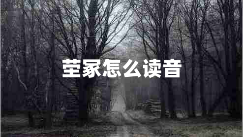 塋冢怎么讀音