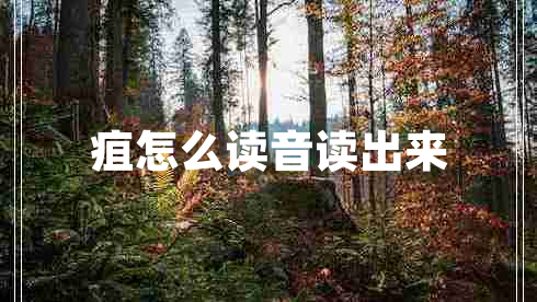 疽怎么讀音讀出來