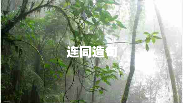連同造句