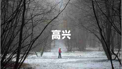高興