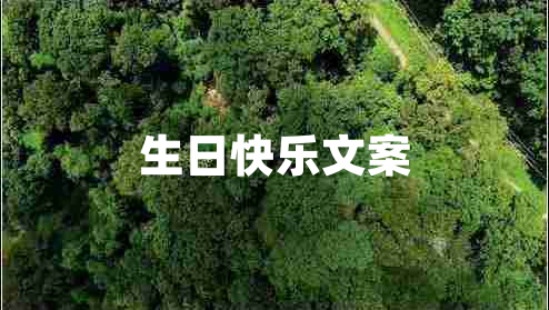 生日快樂文案