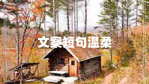 文案短句溫柔