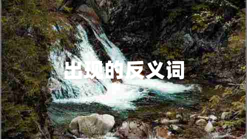 出現(xiàn)的反義詞