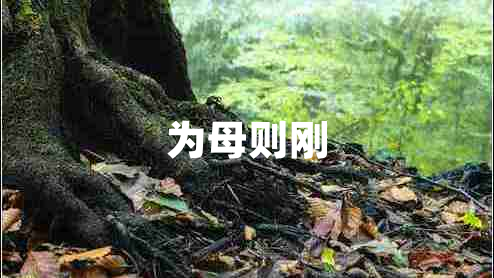 為母則剛
