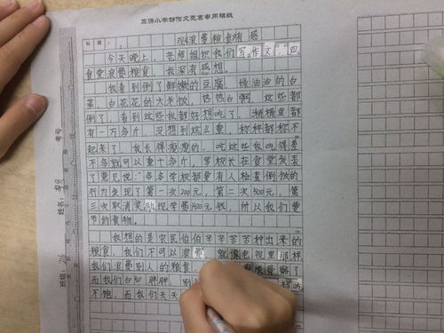 在校園珍惜糧食作文600字作文結尾