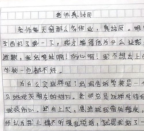 美麗的校園和老師對(duì)孩子的愛(ài)作文三百字