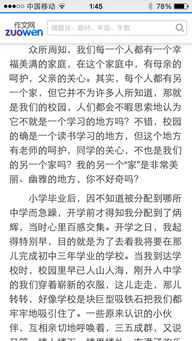 初中作文校園印象800字作文