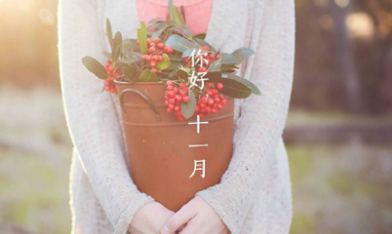 十一月你好說說 莫負自己，莫負時光