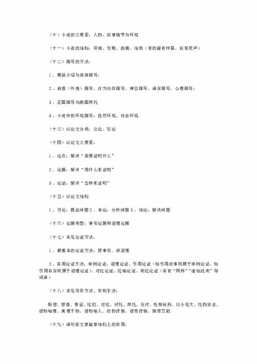 2019高考高中語文基礎(chǔ)知識(shí)匯總