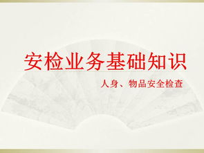 機場(chǎng)安檢基礎知識ppt