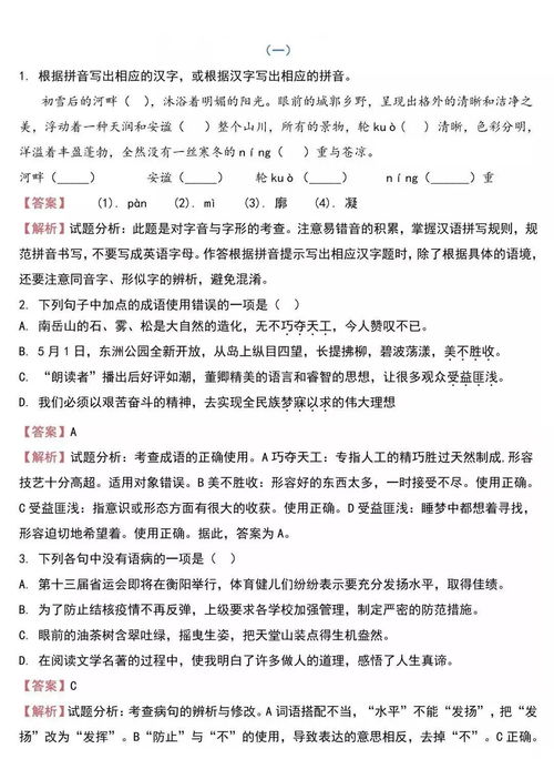 中考語(yǔ)文基礎(chǔ)知識(shí)教學(xué)反思