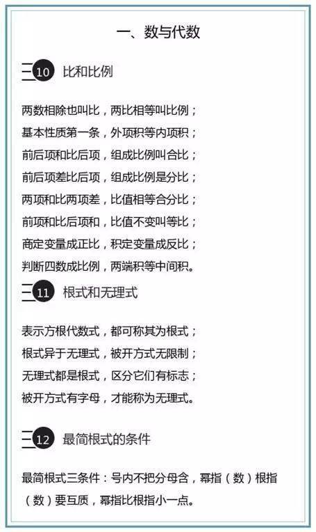 初中數(shù)學(xué)落實(shí)基礎(chǔ)知識