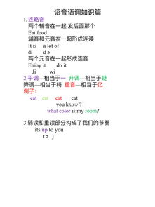 語音語調(diào)的基礎(chǔ)知識(shí)
