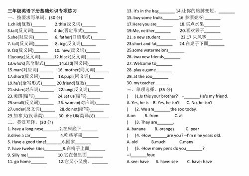英語(yǔ),基礎(chǔ),知識(shí)