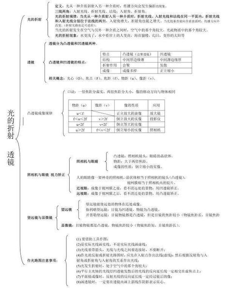 初中物理單元基礎(chǔ)知識(shí)