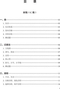 音樂樂理基礎(chǔ)知識(shí)試卷