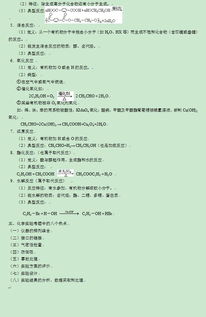 高中有機(jī)化學(xué)基礎(chǔ)知識(shí)填空