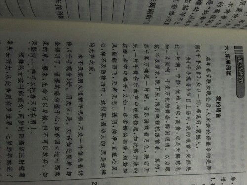 初一語文基礎(chǔ)知識擴展
