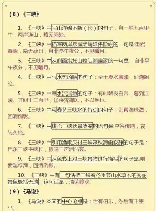 初中語(yǔ)文基礎知識哪七類(lèi)