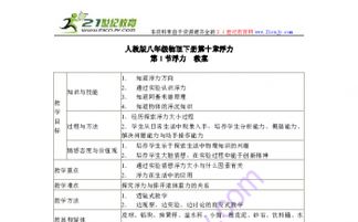 浮力的基礎(chǔ)知識點(diǎn)教案